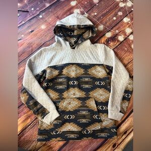 Cozy Kids Hoodie with Aztec Design